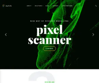 Aurvis.com(Brand new R&D company specializing in computer vision and machine learning problems) Screenshot