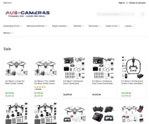 Aus-Cameras.com(Tax Invoice) Screenshot