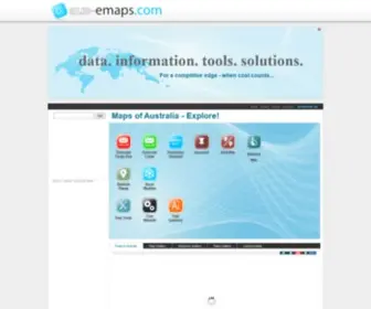 Aus-Emaps.com(Maps of Australia) Screenshot
