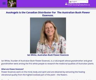 Ausangels.com(Flower Essences for life. Ausangels) Screenshot