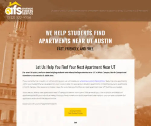 Ausapt.com(Apartment Finders Service) Screenshot