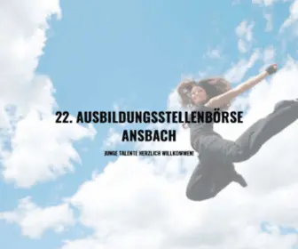 Ausbildung-Ansbach.info(Willkommen zur 22) Screenshot