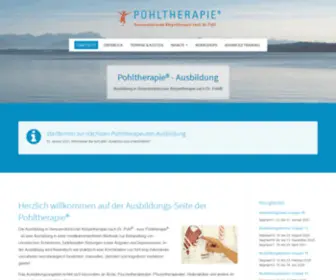 Ausbildung-Pohltherapie.de(Die Körpertherapie) Screenshot