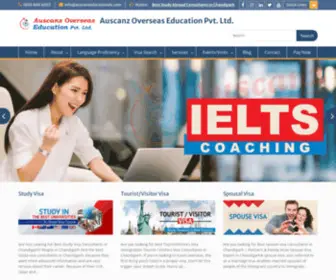 Auscanzeducationals.com(Education & Immigration consultants in Chandigarh) Screenshot