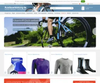 Ausdauerleistung.de(Sportnahrung Online Shop) Screenshot