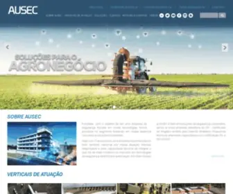 Ausec.com.br(Tecnologia em Segurança Eletrônica e Automação Predial) Screenshot