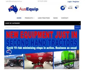 Ausequip.com.au(Quality farming implements and equipment) Screenshot