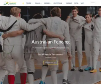 Ausfencing.org(Australian Fencing Federation) Screenshot