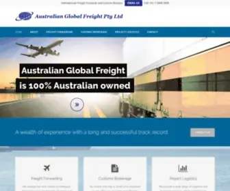 Ausfreight.net.au(Australian Global Freight) Screenshot