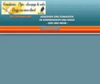 Ausgehen-IN-Germersheim.de(Ger-und-mehr Veranstaltungen Restaurant Kneipen Kreis Germersheim Branchen Bellheim Hördt Lingenfeld Rülzheim) Screenshot