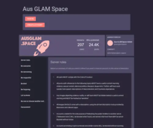 Ausglam.space(Ausglam space) Screenshot