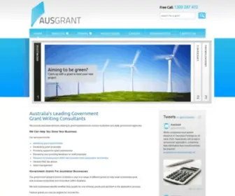 Ausgrant.com.au(Leading R&D Grant Writers) Screenshot