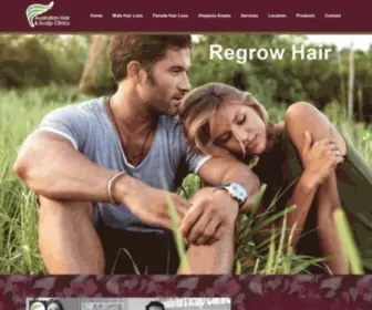 Aushair.com.au(Natural Hair Loss Treatment in Melbourne & Brisbane) Screenshot