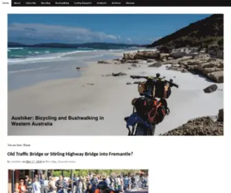 Aushiker.com(Bikepacking and Bushwalking in Western Australia) Screenshot