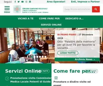 Ausl.mo.it(AUSL Modena) Screenshot
