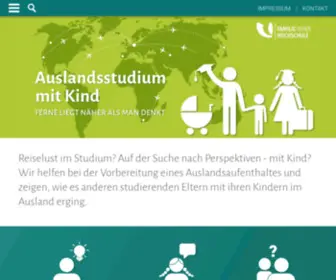 Auslandsstudium-Mit-Kind.de(Auslandsstudium mit Kind) Screenshot