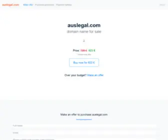 Auslegal.com(Namedawn) Screenshot