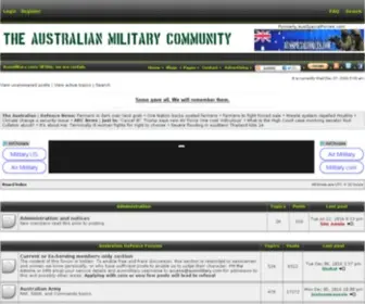 Ausmilitary.com(The Australian Military Community) Screenshot