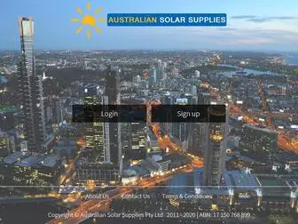 Ausolarsupplies.com.au(Australian Solar Supplies) Screenshot