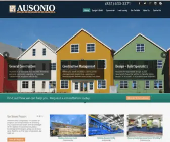Ausonio.com(Commercial Construction Company &amp; General Contractor) Screenshot