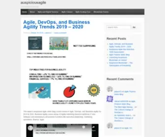 Auspiciousagile.com(Auspicious Agile) Screenshot