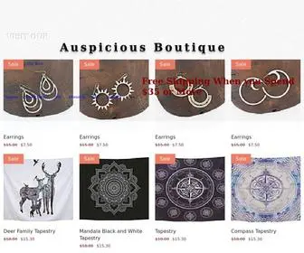 Auspiciousboutique.com(Auspicious Boutique Himalayan Arts Trading Auspicious Boutiques) Screenshot