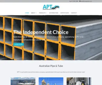 Auspipetube.com(Australian Pipe &amp; Tube) Screenshot