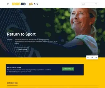 Ausport.gov.au(Australian Sports Commission) Screenshot