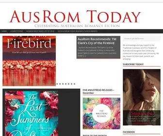 Ausromtoday.com(Celebrating the Australian Romance Community) Screenshot