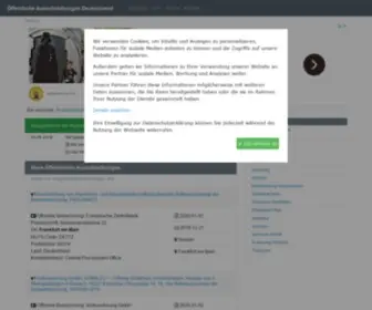 Ausschreibungen-Deutschland.de(öffentlich) Screenshot