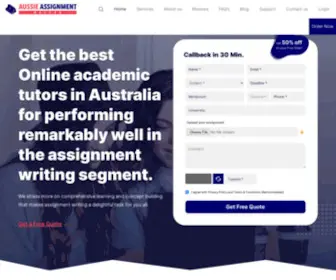 Aussieassignmenthelper.com(Assignment Help by Assignment Helpers in Australia) Screenshot