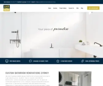 Aussiebathroomrenovations.com.au(Bathroom Renovations Sydney) Screenshot