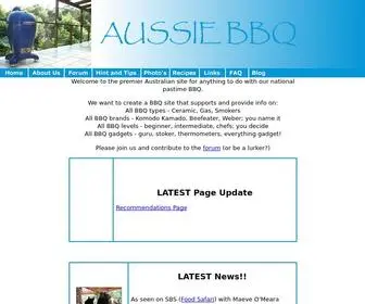 Aussiebbq.info(An Australian BBQ site supporting all barbecue types) Screenshot
