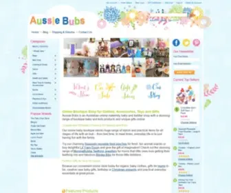 Aussiebubs.com.au(Aussie Bubs) Screenshot