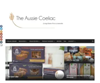 Aussiecoeliac.com.au(The Aussie Coeliac) Screenshot