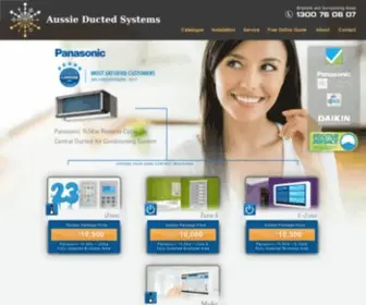 Aussieductedsystems.com.au(Aussie Ducted Systems) Screenshot