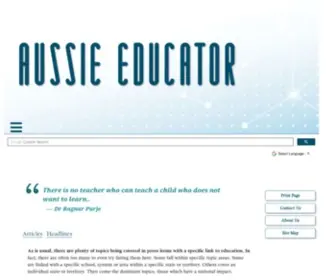 Aussieeducator.org.au(Australian Education Portal) Screenshot