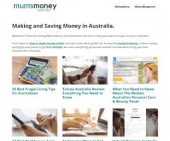 Aussiemoneymum.com.au(Mum's Money Australia) Screenshot