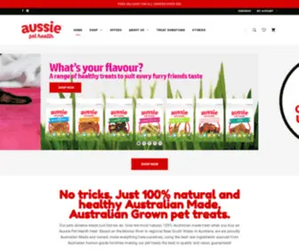 Aussiepethealth.com.au(Australia’s Best Natural Dog Treats) Screenshot