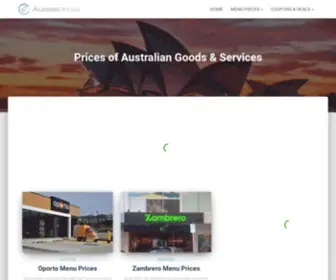 Aussieprices.com.au(Aussie Prices) Screenshot