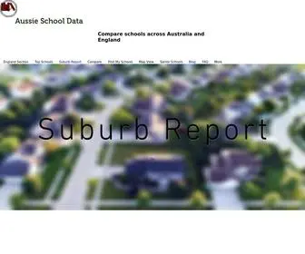 Aussieschooldata.com(Aussie School Data) Screenshot