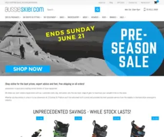 Aussieskier.com(Buy Ski Gear Online) Screenshot