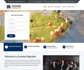 Aussiesmigration.com(Aussies Migration) Screenshot