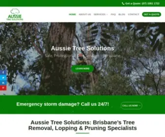 Aussietreesolutions.com.au(Brisbane Tree Lopping & Removals) Screenshot