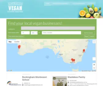 Aussieveganbusinesses.com.au(Vegan Business Search) Screenshot