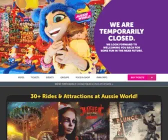 Aussieworld.com.au(Aussie World) Screenshot