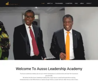 Ausso-Academy.com(Ausso Leadership Academy) Screenshot