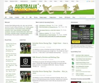 Aussportsbetting.com Screenshot