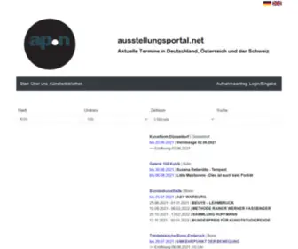 Ausstellungsportal.net(IIS Windows Server) Screenshot
