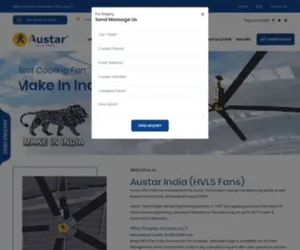 Austarindia.com(HVLS Fan Manufacturer) Screenshot